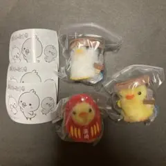 ぴよりーな　3点　群馬もんじろう　高崎だるま