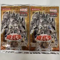 未開封 遊戯王カード THE LOST MILLENNIUM アジア版　2パック