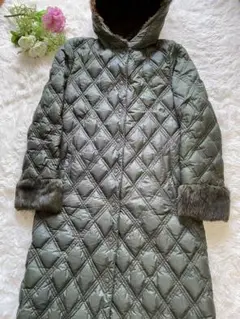 MONCLER モンクレール ダウンコート キルティング フード ファー付