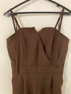 カシュクールサロペット