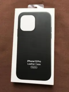 iPhone 13 Pro レザーケース　ミッドナイト 純正新品