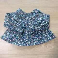 花柄トップス　ブラウス　シャツ　90
