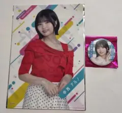 乃木坂46 中西アルノ 個別ランダムクリアファイル&缶バッジ9月