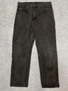 Wrangler ブラックデニム 36×32 メキシコ製 古着 ビッグサイズ