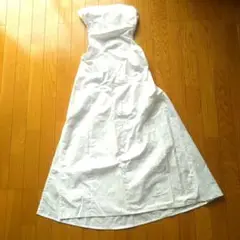 フラ　タヒチ　ダンス　ドレス　ホワイト