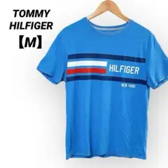 TOMMY HILFIGER トミーヒルフィガー メンズ半袖Tシャツ 水色 M