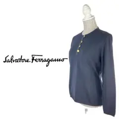 10T329☆ Salvatore Ferragammo 薄手 ニット トップス