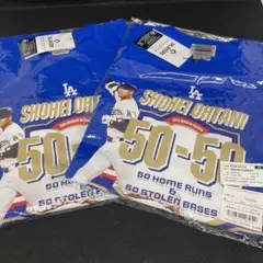 【限定品】大谷翔平 50-50 Tシャツ Lサイズ、サイズXL　2着ドジャース⭐︎