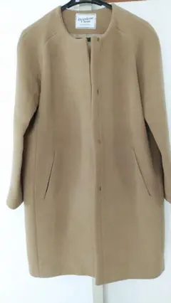 ドゥーズィーエムクラス ノーカラーコート