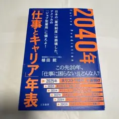 2040年　仕事とキャリア年表