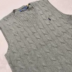 Polo Ralph Lauren ニットベスト コットン XS 現行タグ