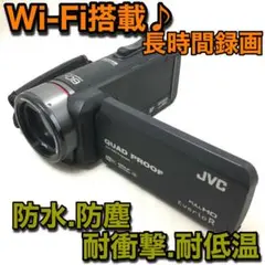 Wi-Fi☆防水☆防塵☆耐衝撃☆耐低温 タフなビデオカメラ 長時間撮影