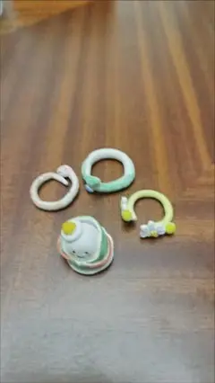 カラフルヘアゴム4個セット