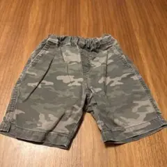 ユニクロ　キッズ　短パン　迷彩柄