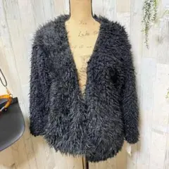 【GRL】グレイル 新品未使用 ファーコート プードルコート ブラック タグ付き