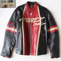 アヴィレックス AVIREX レザージャケット 牛革 ライダースジャケット M