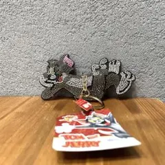 トムとジェリー ラインストーンキーホルダー