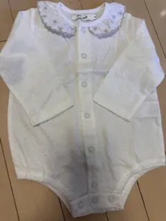 SLAN SLIP ホワイト　ロンパース 80