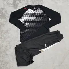 PUMA　プーマ　プラシャツ　長袖　&　ピステ　パンツ　セット　160