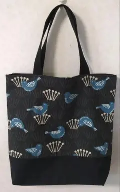 トートバッグ（ハンドメイド）バード柄1点のみ