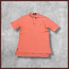Polo by Ralph Lauren 刺繍ロゴポロシャツ オレンジ Lサイズ