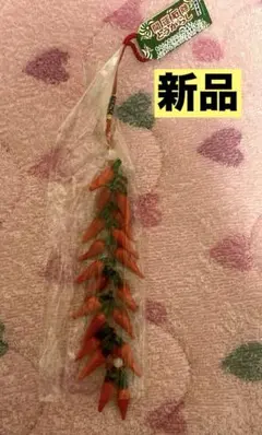新品開運厄除とうがらし☆硝子細工　ストラップ