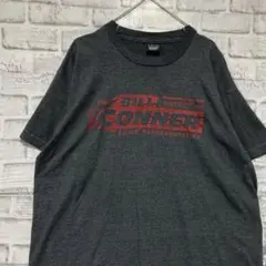 USA製90sヴィンテージTシャツ！シングルステッチ　グレー半袖古着　XL722