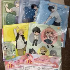 ウィッチウォッチ　一番くじ　クリアファイル&ステッカー　アクリルスタンド