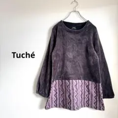 Tuche トゥシェ グンゼ フリースチュニック ルームウェア サイズL