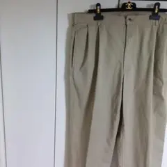 名品　LANDS' END　00s　2タック　チノパン　w36 アメリカ製