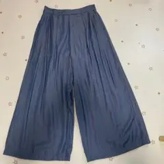 インデックス　シャンブレータックスカーチョ　ブルー　Mサイズ