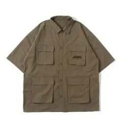 WudgeBoy summer work shirt カーキ M