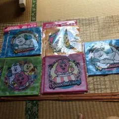 サントリーおぱんちゅオリジナルハンドタオル4種×2枚+おまけ1枚