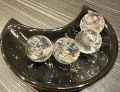 【SALE】 アイリスクォーツ ミニスフィア 4個セット 水晶 虹 天然石