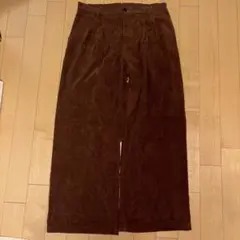 メンズ　コーデュロイ　ベロア　スラックス