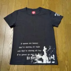 no future グラフィックTシャツ ネイビー