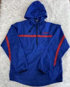 美品⭐︎アシックス ナイロンジャケット 陸上競技 青 L メンズ レディース
