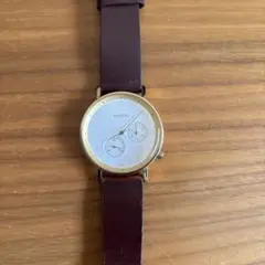 KOMONO 手巻き時計 ホワイトダイヤル