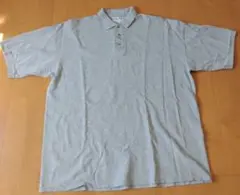 COTTON DELUXE anvilグレー ポロシャツ XXL