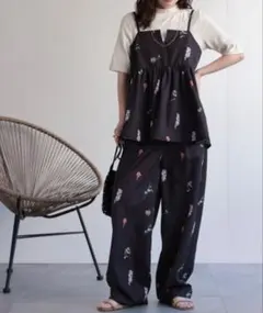 今期購入　アプレトロ　花柄セットアップ