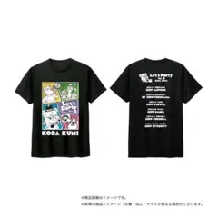 倖田來未　Tシャツ　レツパ4 黒　S