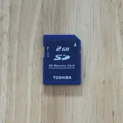 TOSHIBA SDメモリーカード 2GB