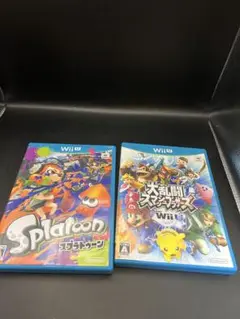 Wii U ゲーム 2本セット Splatoon 大乱闘スマッシュブラザーズ
