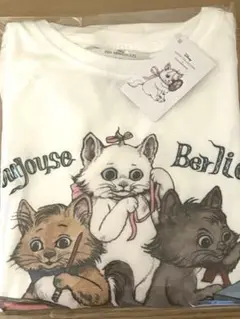 ヒグチユウコ　ディズニー　おしゃれキャット　マリーちゃん　Tシャツ　未使用品 Disney 【直営買付】ディズニー×ヒグチユウコ マリー おしゃれ