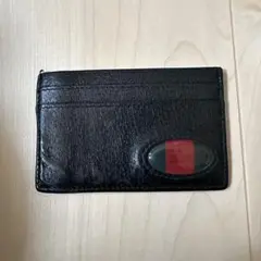 GUCCI ブラックレザー カードケース