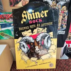 Shiner Bockクラフトビール看板縦長さ　79　横　49.5