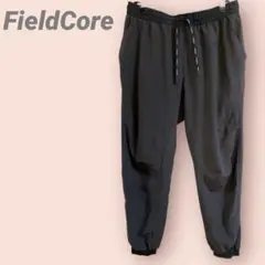 FieldCore ワークパンツ　撥水加工　ウエストゴム　黒　メンズ/M