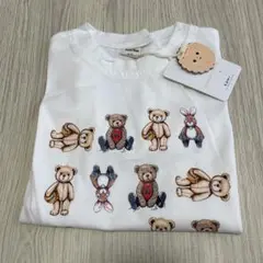 処分SALE(*ˊᵕˋ* )新品　くまさんTシャツ80