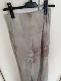SNIDEL ラインタイダイスカート