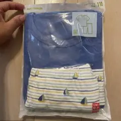 UNIQLO ユニクロ　パジャマ　110サイズ ブルー　ヨット　海　青